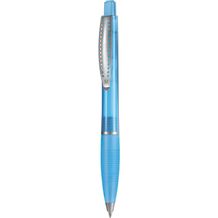Kugelschreiber CLUB TRANSPARENT SI (caribic-blau) (Art.-Nr. CA313442)