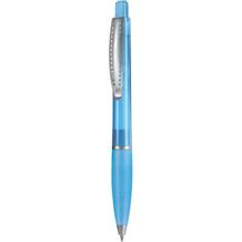 Kugelschreiber CLUB TRANSPARENT SI (caribic-blau) (Art.-Nr. CA313442)