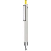Kugelschreiber EXOS RECYCLED (grau recycled / ananas-gelb) (Art.-Nr. CA316431)