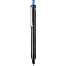 Kugelschreiber EXOS RECYCLED P (schwarz recycled / taubenblau) (Art.-Nr. CA333785)
