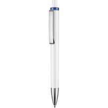 Kugelschreiber EXOS (weiß / azur-blau) (Art.-Nr. CA341326)
