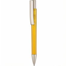 Kugelschreiber STRATOS TRANSPARENT PL (mango-gelb) (Art.-Nr. CA348212)