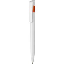 Kugelschreiber ALL-STAR SF (weiß / flamingo-orange) (Art.-Nr. CA364480)