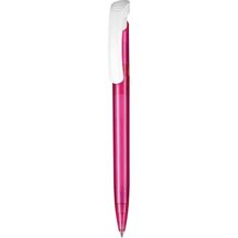 Kugelschreiber CLEAR TRANSPARENT S (magenta-pink) (Art.-Nr. CA376405)