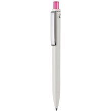 Kugelschreiber EXOS RECYCLED P (grau recycled / magenta-pink) (Art.-Nr. CA376655)