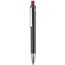 Kugelschreiber EXOS RECYCLED (schwarz recycled / rubin-rot) (Art.-Nr. CA381489)
