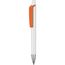 Kugelschreiber TRI-STAR (weiß / orange) (Art.-Nr. CA395133)