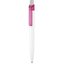 Kugelschreiber INSIDER STM (weiß / magenta-pink) (Art.-Nr. CA408853)