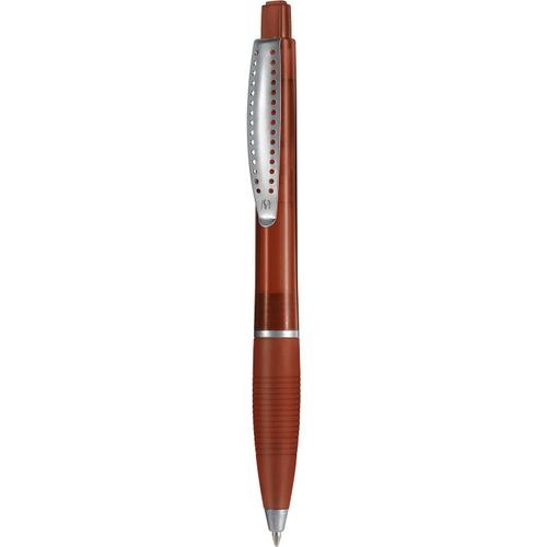 Kugelschreiber CLUB TRANSPARENT SI (Art.-Nr. CA425223) - Dieser elegante Kugelschreiber ist...