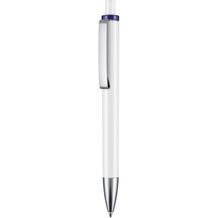 Kugelschreiber EXOS (weiß / nacht-blau) (Art.-Nr. CA434255)