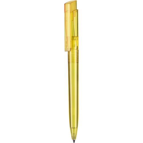 Kugelschreiber FRESH TRANSPARENT (Art.-Nr. CA437503) - Druckkugelschreiber in Transparent-Optik...