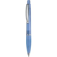Kugelschreiber CLUB TRANSPARENT SI (eis-blau) (Art.-Nr. CA441125)