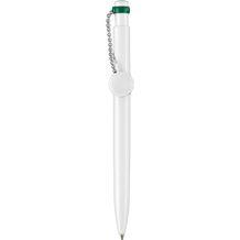 Kugelschreiber PIN PEN (weiß / minze-grün) (Art.-Nr. CA441850)