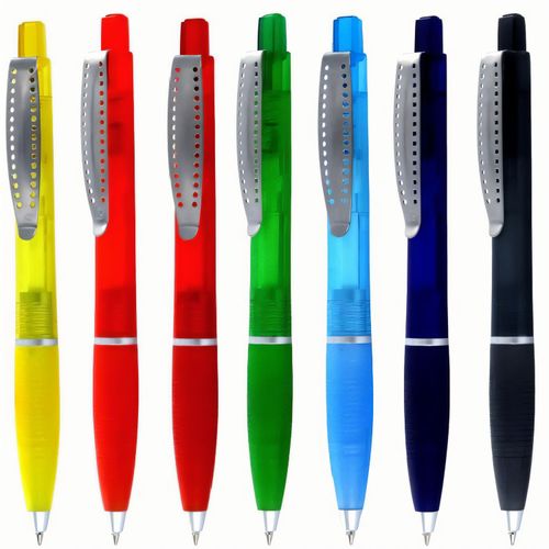 Kugelschreiber CLUB TRANSPARENT SI (Art.-Nr. CA443460) - Dieser elegante Kugelschreiber ist...