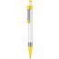 Kugelschreiber SPRING SP (weiß / zitronen-gelb) (Art.-Nr. CA447407)
