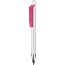 Kugelschreiber TRI-STAR (weiß / fuchsia-pink) (Art.-Nr. CA467373)