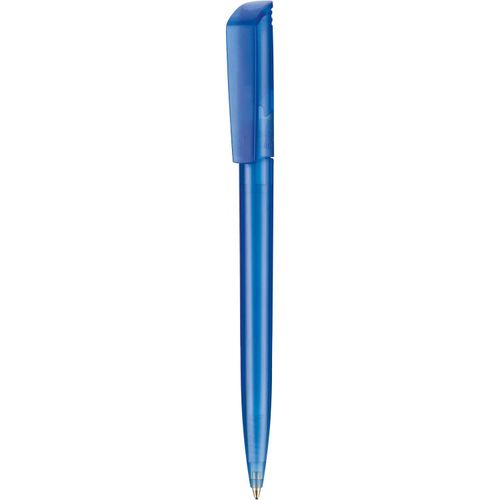 Kugelschreiber FLIP TRANSPARENT (Art.-Nr. CA477121) - Perfekter Massenstreuartikel. Glänzende...
