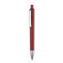 Kugelschreiber EXOS TRANSPARENT (rubin-rot) (Art.-Nr. CA520666)