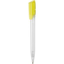 Kugelschreiber TWISTER FROZEN (frost-weiß / ananas-gelb) (Art.-Nr. CA522528)