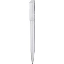 Kugelschreiber FLIP TRANSPARENT (frost-weiß) (Art.-Nr. CA527146)