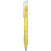 Kugelschreiber BUBBLE TRANSPARENT (ananas-gelb) (Art.-Nr. CA531114)