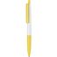 Kugelschreiber NEW BASIC (weiß / zitronen-gelb) (Art.-Nr. CA534660)