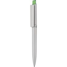 Kugelschreiber CREST RECYCLED + grau (grau recycled / gras grün) (Art.-Nr. CA537741)