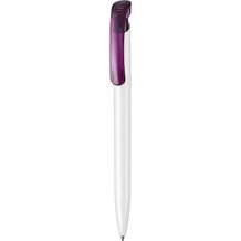 Kugelschreiber CLEAR ST (pflaume-lila) (Art.-Nr. CA538499)