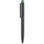 Kugelschreiber CREST RECYCLED + schwarz (schwarz recycled / limonen-grün) (Art.-Nr. CA550259)