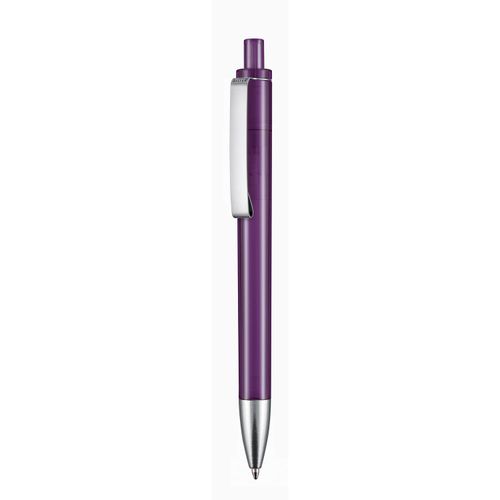 Kugelschreiber EXOS TRANSPARENT (Art.-Nr. CA562554) - Hochwertiger Druckkugelschreiber hergest...