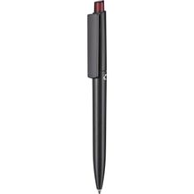 Kugelschreiber CREST RECYCLED (schwarz recycled / rubin-rot) (Art.-Nr. CA567102)