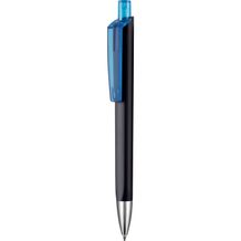 Kugelschreiber TRI-STAR SOFT ST (schwarz / caribic-blau) (Art.-Nr. CA587296)