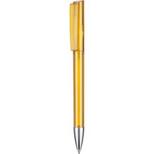 Kugelschreiber GLORY TRANSPARENT (sonnenblumen gelb) (Art.-Nr. CA588861)