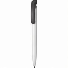 Kugelschreiber CLEAR (weiß / schwarz) (Art.-Nr. CA635201)