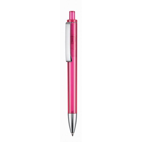 Kugelschreiber EXOS TRANSPARENT (Art.-Nr. CA650532) - Hochwertiger Druckkugelschreiber hergest...
