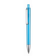 Kugelschreiber EXOS TRANSPARENT (caribic-blau) (Art.-Nr. CA652505)