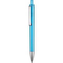 Kugelschreiber EXOS TRANSPARENT (caribic-blau) (Art.-Nr. CA652505)