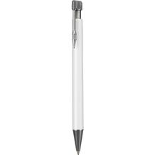 Kugelschreiber EMPIRE (weiß / stein-grau) (Art.-Nr. CA673279)