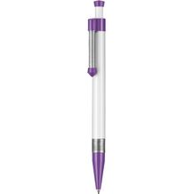 Kugelschreiber SPRING SP (weiß / violett) (Art.-Nr. CA678779)
