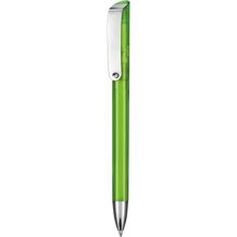 Kugelschreiber GLOSSY TRANSPARENT (gras grün) (Art.-Nr. CA686402)