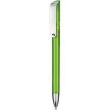 Kugelschreiber GLOSSY TRANSPARENT (gras grün) (Art.-Nr. CA686402)
