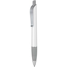 Kugelschreiber BOND (weiß / stein-grau) (Art.-Nr. CA689896)