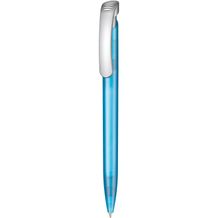 Kugelschreiber CLEAR FROZEN SI (caribic-blau) (Art.-Nr. CA692198)