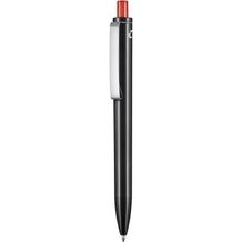 Kugelschreiber EXOS RECYCLED P (schwarz recycled / kirsch-rot) (Art.-Nr. CA698343)