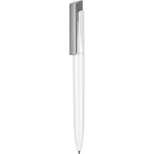 Kugelschreiber FRESH (weiß / stein-grau) (Art.-Nr. CA707348)