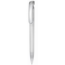 Kugelschreiber CLEAR FROZEN SI (frost-weiß) (Art.-Nr. CA720377)
