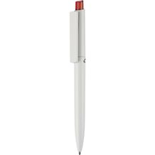 Kugelschreiber CREST RECYCLED (grau recycled / feuer-rot) (Art.-Nr. CA727616)