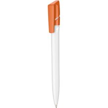 Kugelschreiber TWISTER (weiß / orange) (Art.-Nr. CA742421)
