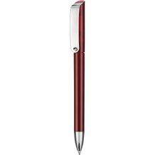 Kugelschreiber GLOSSY TRANSPARENT (rubin-rot) (Art.-Nr. CA748489)