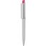 Kugelschreiber CREST RECYCLED (grau recycled / magenta-pink) (Art.-Nr. CA763073)